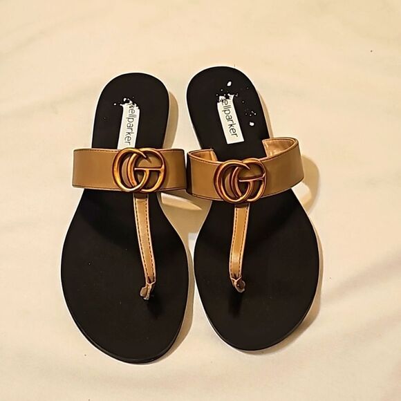 Kellparker Brielle Tan Sandals 6.5 - Picture 1 of 7